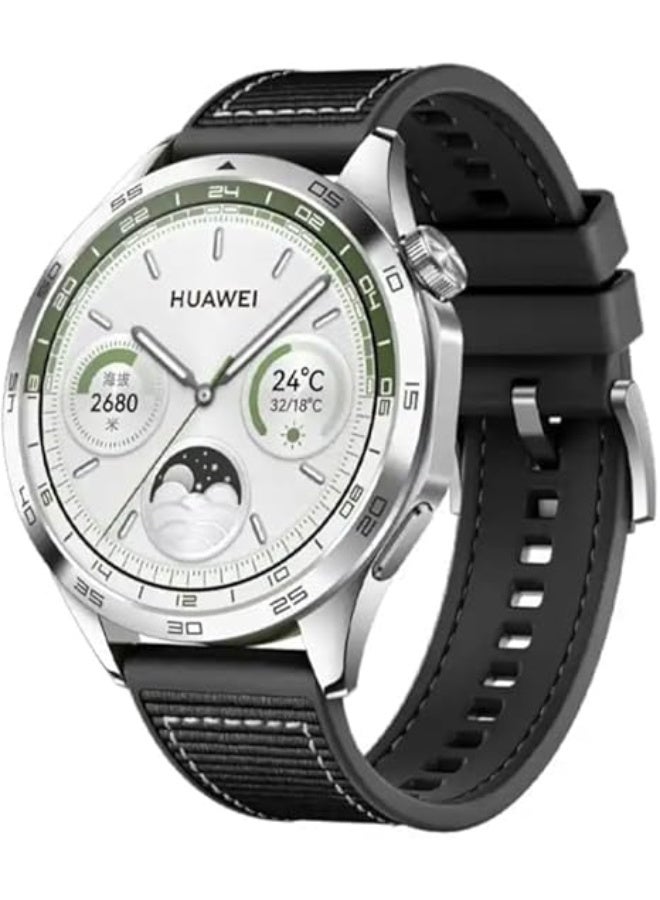 22mm Braid Nylon Silicone Strap For Watch GT5 22mm GT5 Runner - Image 1