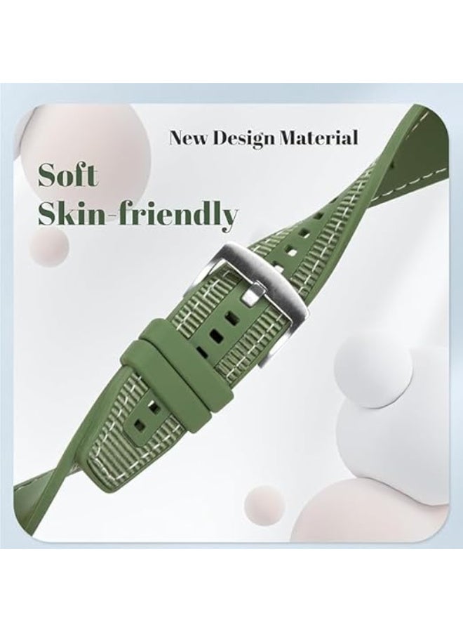 22mm Braid Nylon Silicone Strap For Watch GT5 22mm GT5 Runner - Image 2