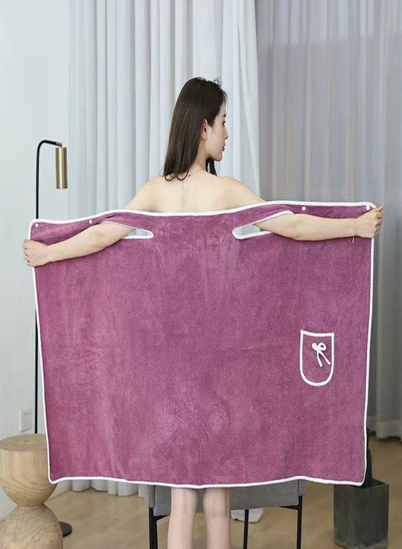 Coral Fleece Robe-Towel