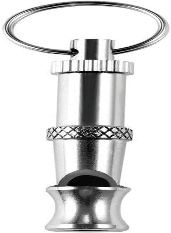 Jizlan Silver Pets Whistle Adjustable Pet Training Sound Control Stainless Steel Puppy Bark Whistles with Suspendable Key Chain Dogs Training and Behavior Aids - Image 5