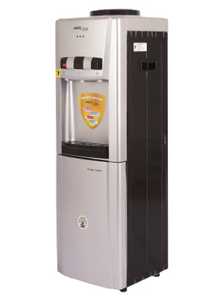 Golden General Floor Standing Water Dispenser with Storage Cabinet Only No Fridge 3 Temperature Settings for Hot, Warm and Cold Water, Child Lock Hot Water Faucet with High Efficiency Cooling Compressor, Silver - pzsku/ZD9158754637ED23596BFZ/45/1742738675/3d0558f1-7cb2-4a20-8703-5913a62ff385