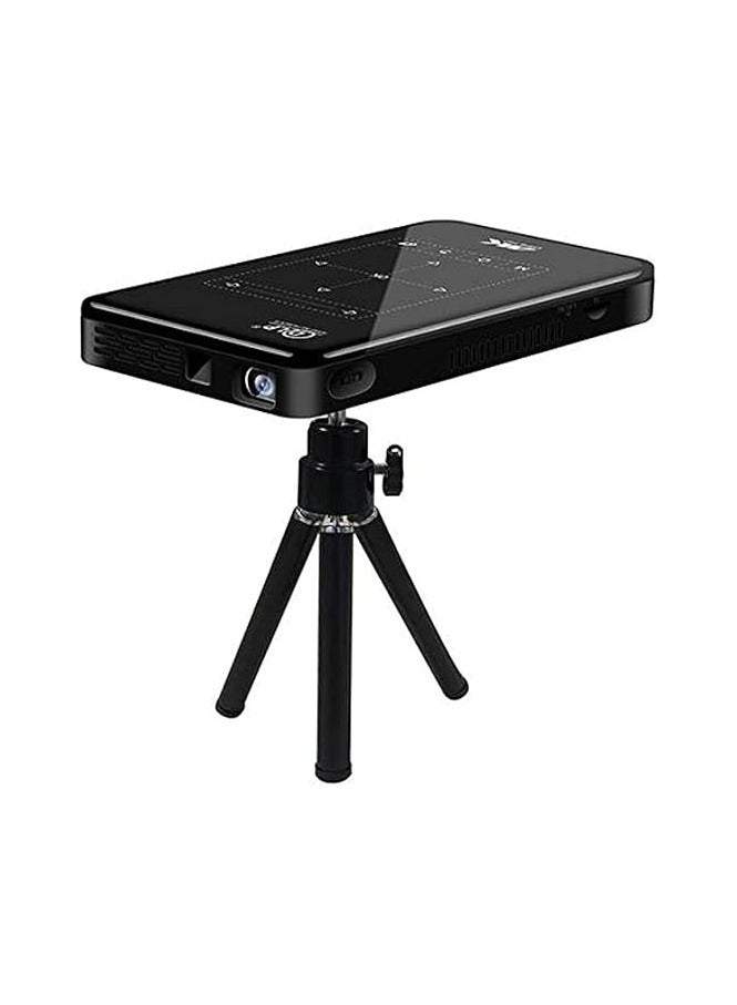 P09 1500 Lumens 4000mAh Portable Mini Smart Touch Projector with USB HDMI SD Card Input, 858 x 480, Multicolor - Image 1
