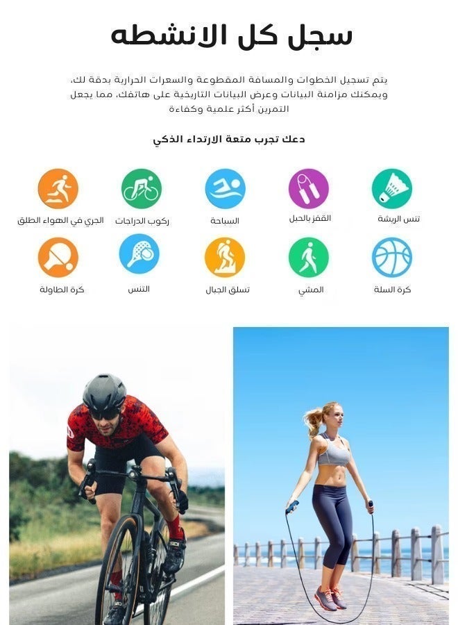 AOLON GTR Smart Watch Bluetooth Talk Heart Rate Blood Pressure DIY Wallpaper Sports Waterproof Smart Watch Blue - Image 4
