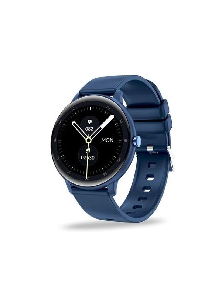AOLON GTR Smart Watch Bluetooth Talk Heart Rate Blood Pressure DIY Wallpaper Sports Waterproof Smart Watch Blue - Image 1