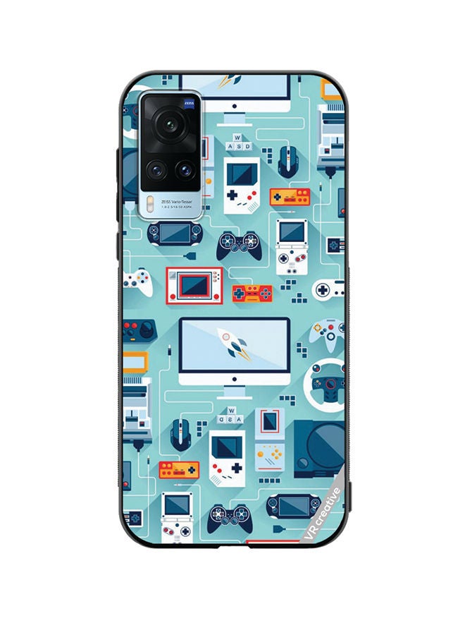 VR CREATIVE Protective Case Cover For Vivo X60 Technolgu Items Design Multicolour - Image 1