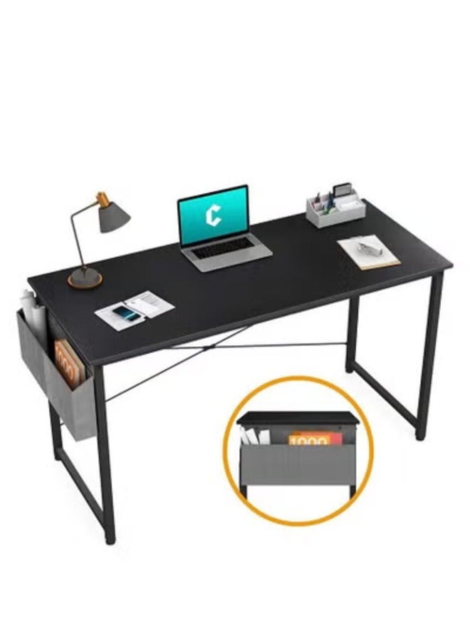 AGD Computer Desk 80cm Home Office Writing Study Desk Modern Simple Style Laptop Table with Storage Bag - Image 1