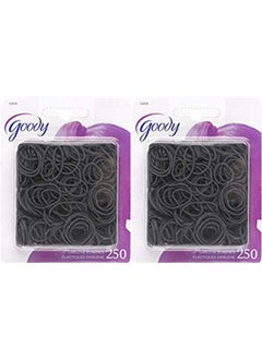 Goody Classics Girls Rubberband, Black, 250 Count (Pack Of 2)  - Image 1