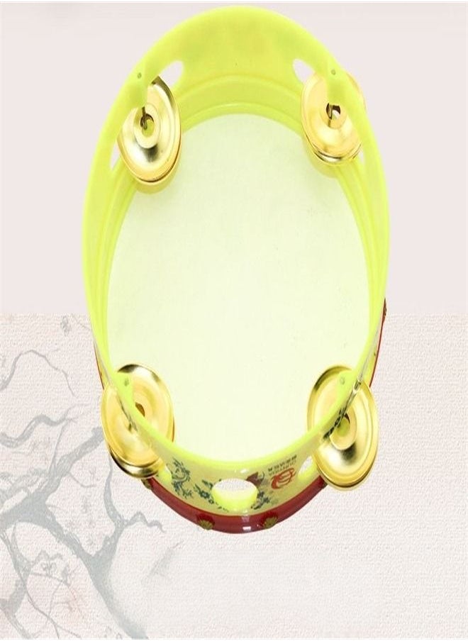 Generic - Children's Musical Instrument Hand Clap Bell Drum Hand Shake Drum Bell Baby Educational Toy - Image 1
