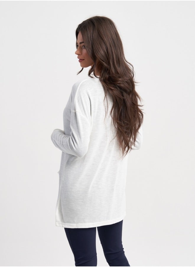 HaILYS - Hailys Women's Cardigan , White - Image 1