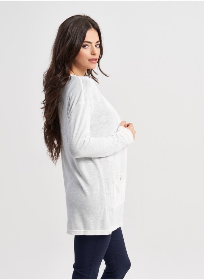 HaILYS - Hailys Women's Cardigan , White - Image 1