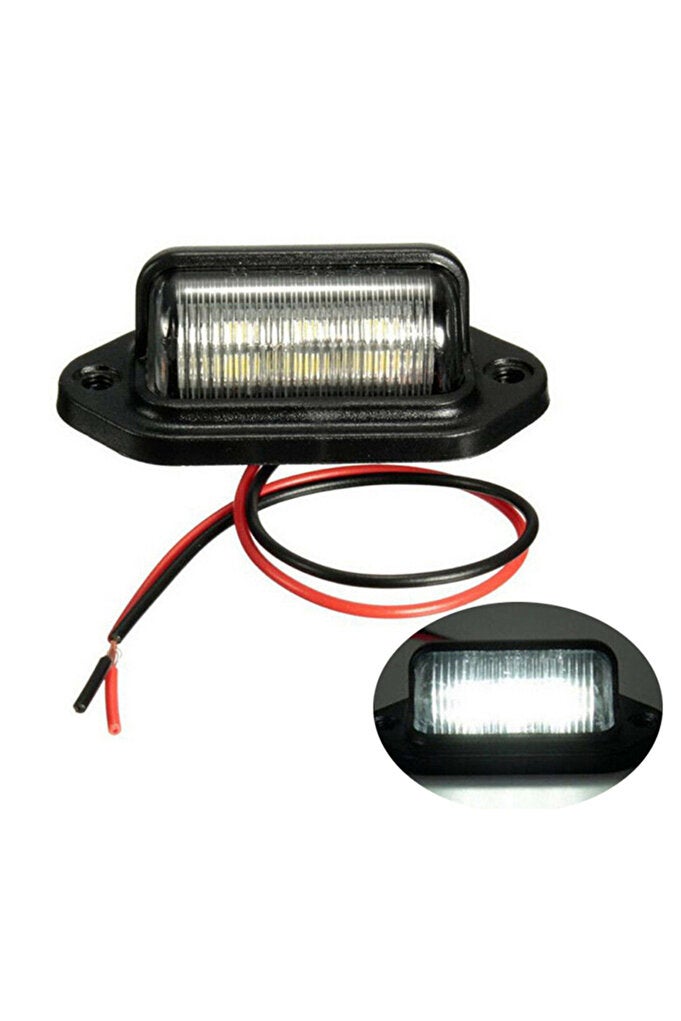 ريحني 1PC 12-24V مقاومة للماء، لوحة ترخيص IP65، خفيفة، شاحنة، مقطورة، مصباح درج، لوحة ترخيص، ضوء كا... - Image 2