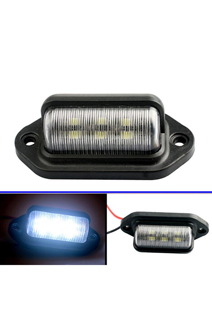 ريحني 1PC 12-24V مقاومة للماء، لوحة ترخيص IP65، خفيفة، شاحنة، مقطورة، مصباح درج، لوحة ترخيص، ضوء كا... - Image 3