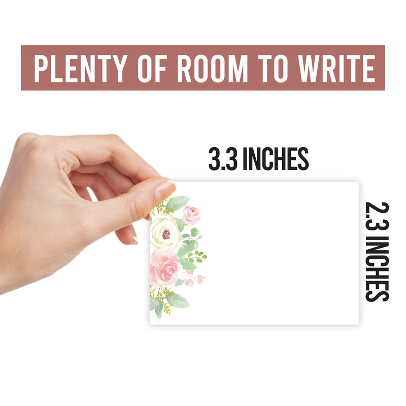 Hadley Designs Adhesive Name Tags Sticker -56 Nametags for Classroom Decor, Student Name Tag Stickers for Kids, Classroom Labels for Teachers Supplies, Nametags Sticker for Clothes, Floral Cubby Tags - Image 4