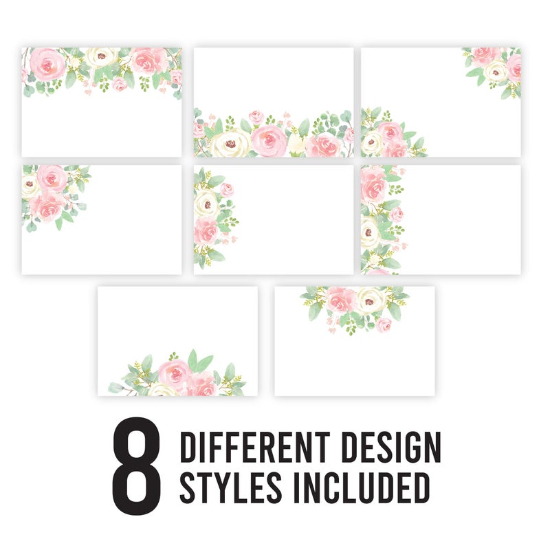 Hadley Designs Adhesive Name Tags Sticker -56 Nametags for Classroom Decor, Student Name Tag Stickers for Kids, Classroom Labels for Teachers Supplies, Nametags Sticker for Clothes, Floral Cubby Tags - Image 2