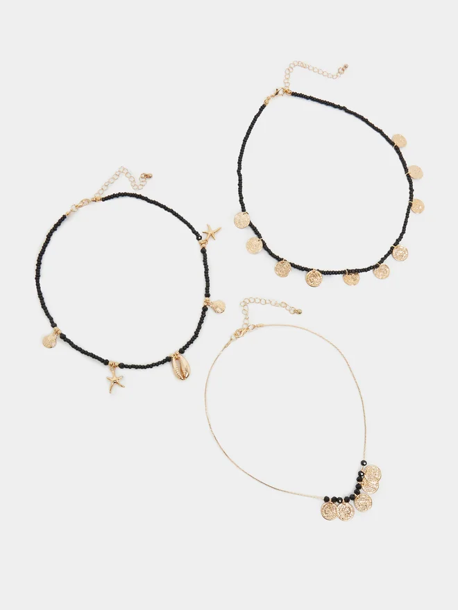 Styli Styli Set of 3 - Multi Drop Necklace
