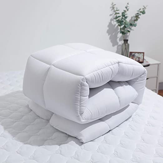 TUNDWAL'S TUNDWALS Soft 500 GSM Mattress PaddingTopper for Comfortable Sleep White 72x78inch - Image 4