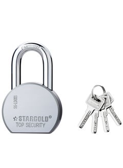 Stargold Padlock 65MM Iron Brass Body With 4 Keys  - Image 1