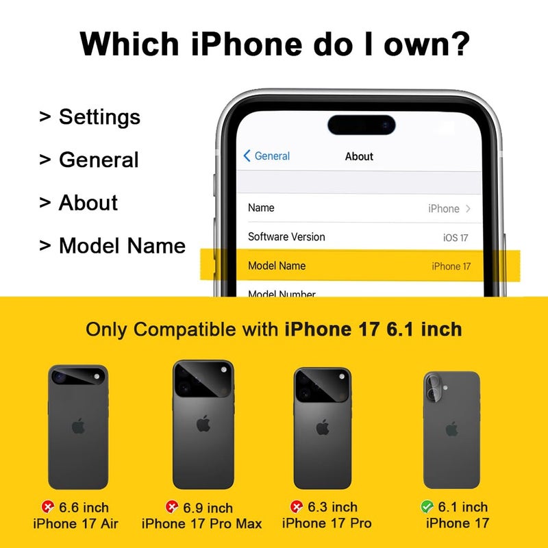 Saiboro for Defender iPhone 17 Case with Clip,for Holster iPhone 17 Case with Kickstand,for Heavy Duty iPhone17 Phone Case Rugged 2 Layers of Sturdy,Anti-Drop for Phone Case iPhone17Case Protective(Black) - Image 4