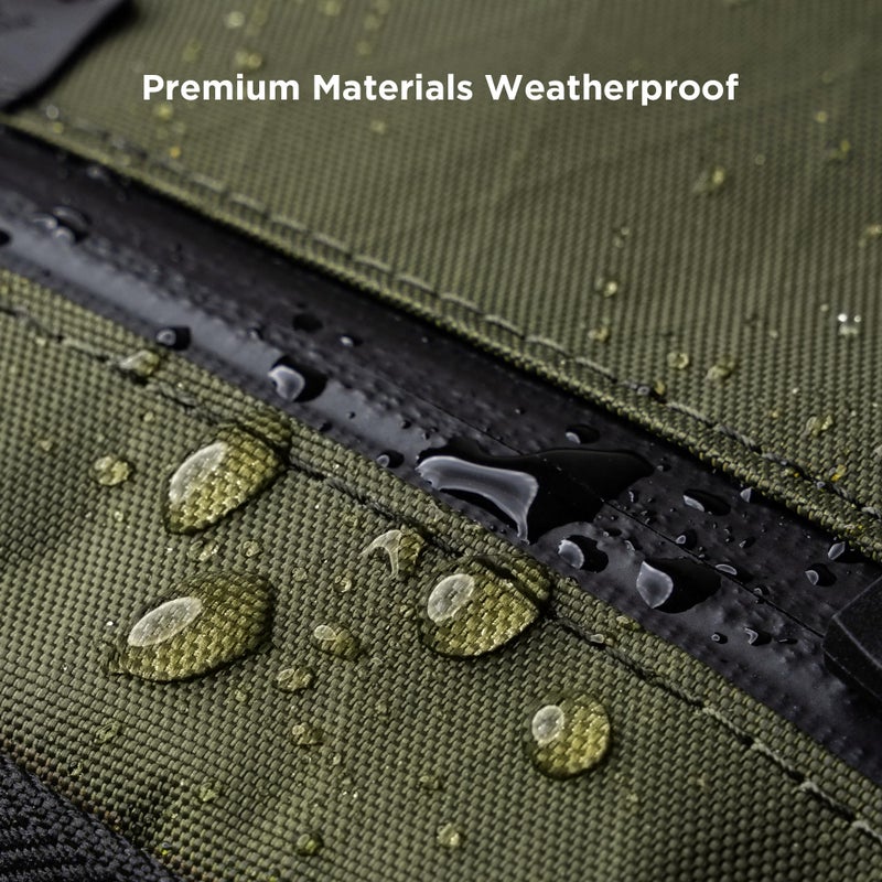 ALPAKA Admin Pouch Pro EDC Organizer - Small Tool Pouch with Smooth Zipper, Weatherproof X-Pac Fabric, Electronics Storage for Travel - Olive Green X-Pac X42 Material - Image 5