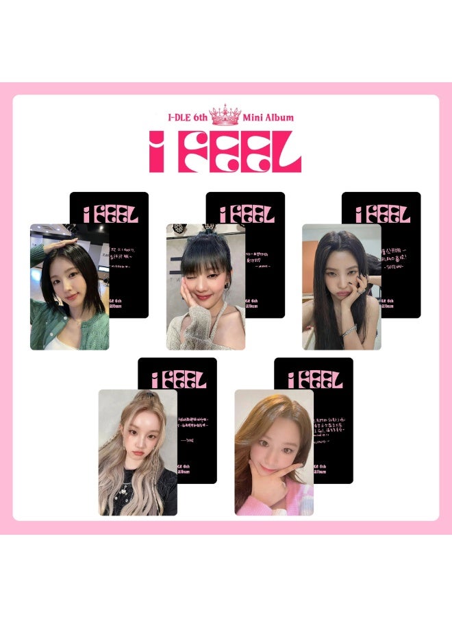 NIBEMINENT 5 Pcs Kpop (G)I-DLE WYY Lomo Cards Card For Fans Collection Gifts - Image 1