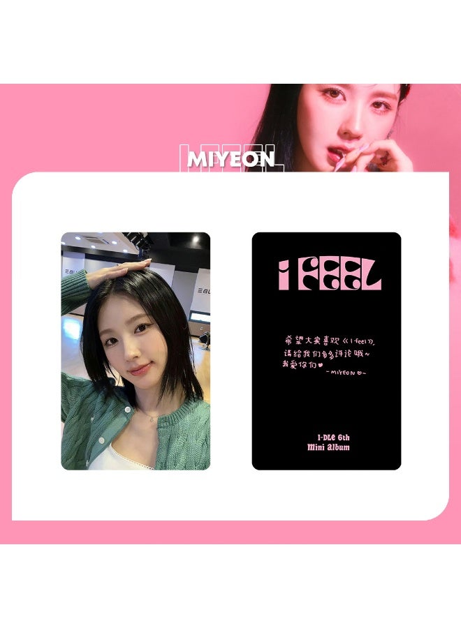 NIBEMINENT 5 Pcs Kpop (G)I-DLE WYY Lomo Cards Card For Fans Collection Gifts - Image 3
