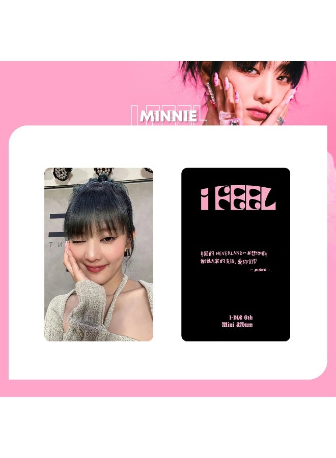 NIBEMINENT 5 Pcs Kpop (G)I-DLE WYY Lomo Cards Card For Fans Collection Gifts - Image 2