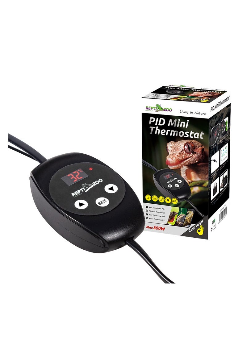 REPTIZOO REPTI ZOO Reptile Thermostat Wide Range Temperature Controller Reptile Heat Pad Digital Thermostat Waterproof Seedling Heat Mat Thermostat for Turtles, Lizards, Frogs, Hermit Crabs, Snakes, Plants  - Image 1