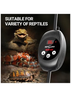 REPTI ZOO Reptile Thermostat Wide Range Temperature Controller Reptile Heat Pad Digital Thermostat Waterproof Seedling Heat Mat Thermostat for Turtles, Lizards, Frogs, Hermit Crabs, Snakes, Plants - pzsku/ZD916809C2DE758FD575BZ/45/1741015066/20b14bb9-804c-41c4-8c6d-07f8dcc9ebe9