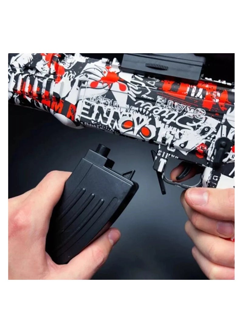 AK47 Toy Gun Sniper Rifle with Soft Bullet Shell Ejecting Blaster,Realistic AK-47 Kids Toy Set, Safe Foam Dart Shooter with Accessories