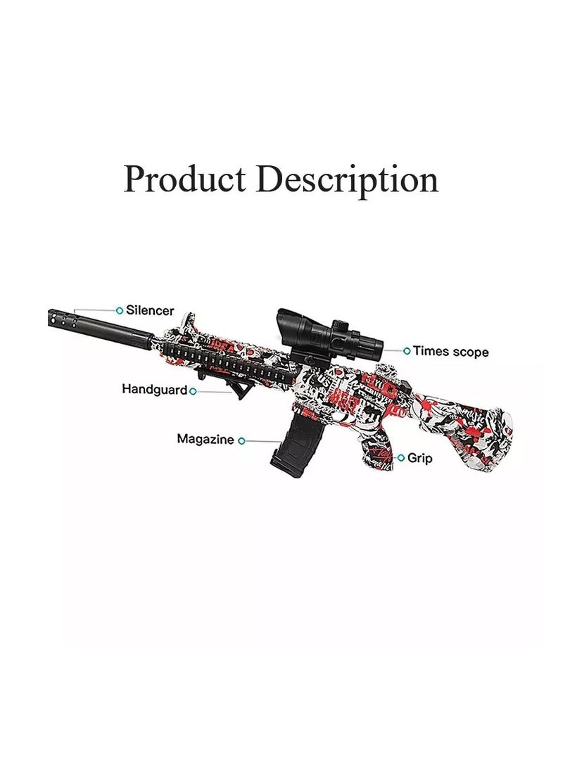 AK47 Toy Gun Sniper Rifle with Soft Bullet Shell Ejecting Blaster,Realistic AK-47 Kids Toy Set, Safe Foam Dart Shooter with Accessories
