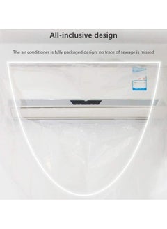 JINSHENG Waterproof Air Conditioner Cleaning Cover Clear  - Image 3