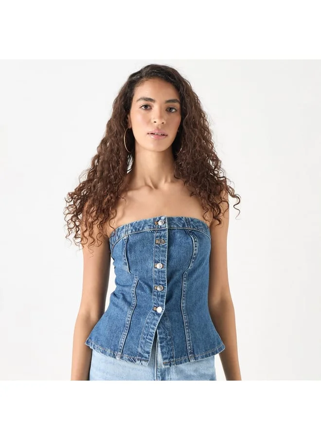 Lee Cooper Lee Cooper Denim Tube Top