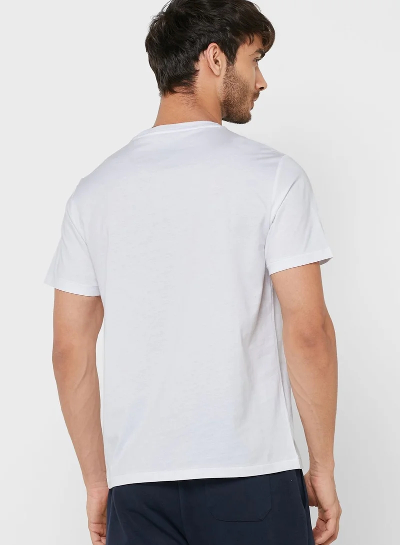 POLO RALPH LAUREN Logo Crew Neck T-Shirt