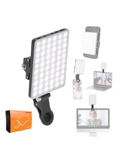 Beyond Basics 60 LED Rechargeable Video Conference Video Light with Front & Back Clip, Adjusted 3 Light Modes for Phone, Smart Phone , iPad, Cameras, Laptop, Makeup, Selfie, Vlog  - Image 1
