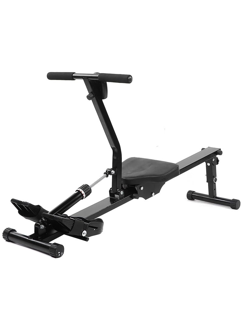 الكوتش آلة التجديف المنزلية، متعددة الوظائف وقابلة للطي وقابلة للتعديل، آلة تجديف هوائية للياقة البدنية المنزلية مع مؤشرات رقمية لصالات الألعاب الرياضية الخاصة وتدريبات القوة - Image 1