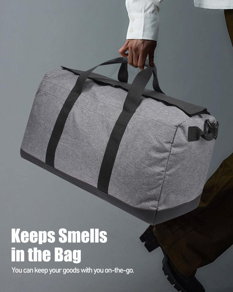 FIREDOG Smell Proof Duffle Bag, Large Smell Proof Bag for Travel Storage(21.5â€x10â€x12â€) - Image 5