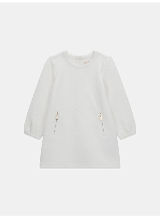 GUESS Kids Jacquard Logo Dress - Image 1