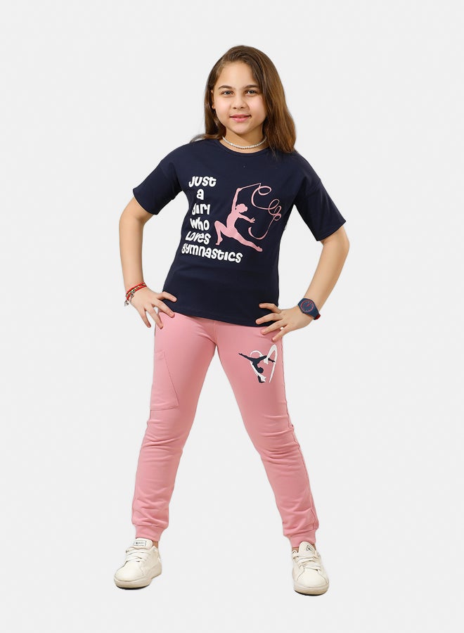 ريمينت بيجاما للبنات برسمة راقصة الباليه - Image 3