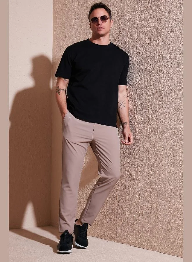 Buratti Buratti Stretch Regular Fit Normal Waist Straight Leg Jogger Pants Men's TROUSERS CF25617801