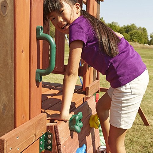 Swing-N-Slide WS 4410 Plastic Safety Handles with Mounting Hardware for Swing Sets, Playhouses, Play Towers and Wooden Playsets, Green - Image 3