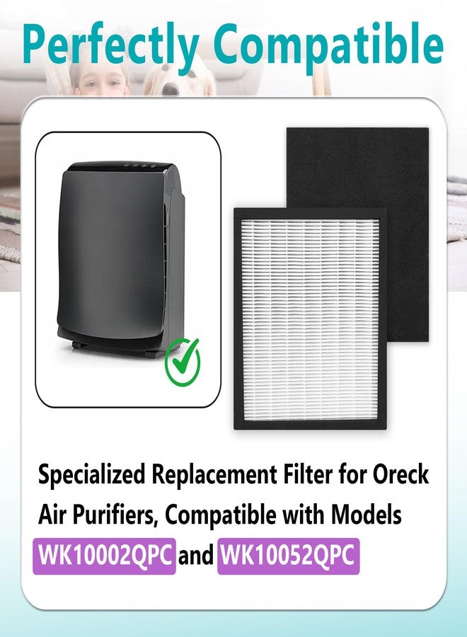 Acyoyava 2 Sets WK01234QPC Replacement Filter | Compatible with Oreck WK10002QPC /Airvantage Plus Pet WK10052QPC | 2-pack H13 HEPA and 4-pack Carbon Pre-Filter for Oreck Air Purifier - Image 4