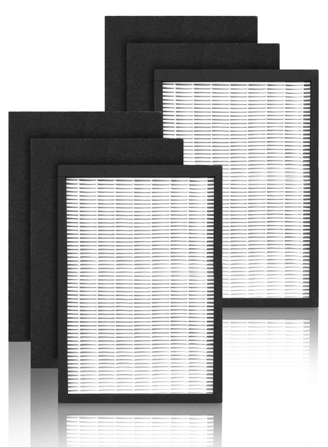Acyoyava 2 Sets WK01234QPC Replacement Filter | Compatible with Oreck WK10002QPC /Airvantage Plus Pet WK10052QPC | 2-pack H13 HEPA and 4-pack Carbon Pre-Filter for Oreck Air Purifier - Image 1