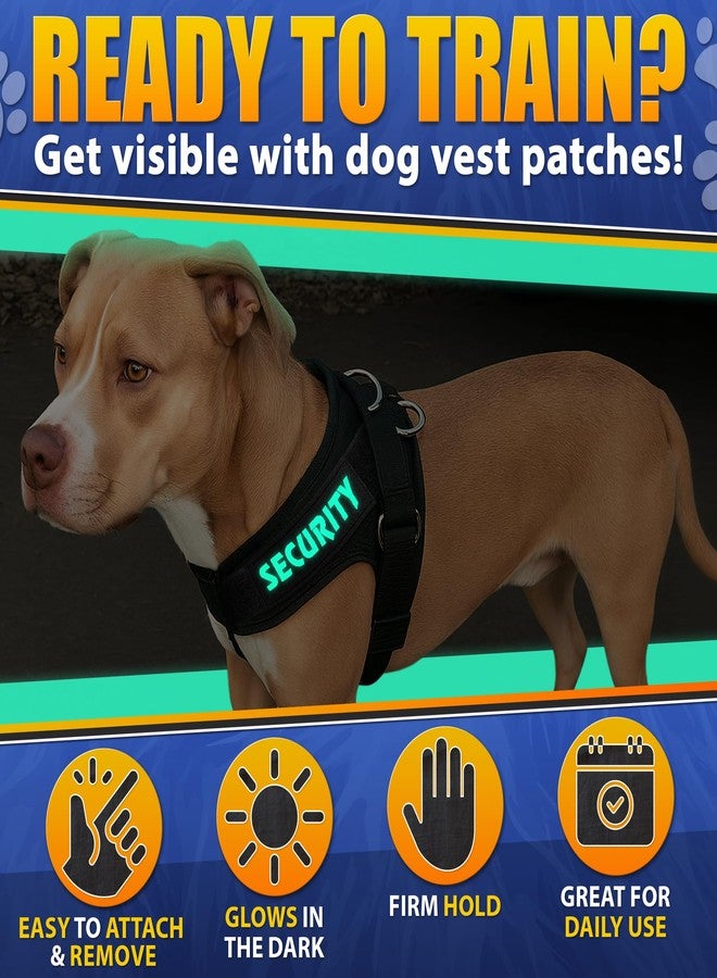Tesorrio Reflective 6Pcs Service Dog Patches 6.2x1.9 - Do Not Pet Patch & in Training Service Dog Patch Set Large Size L, Secure Attachment with Hook & Loop Fasteners, Security & Therapy Animal Patches - Image 4