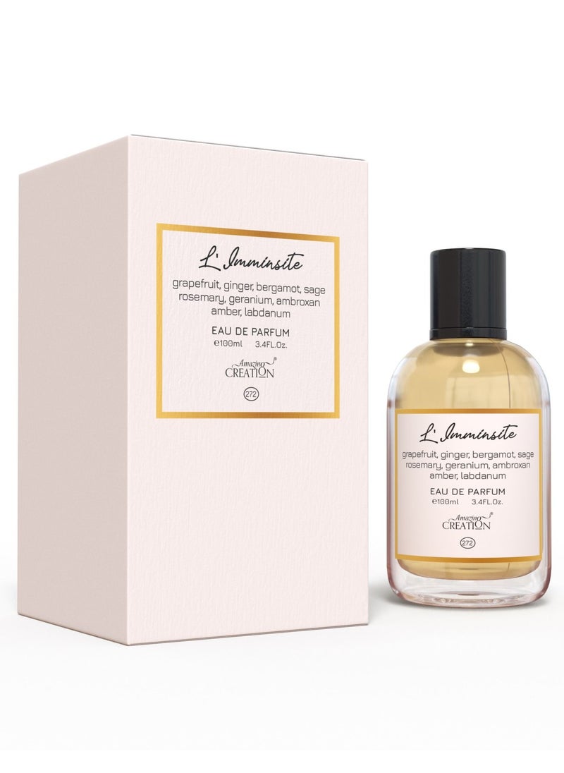 Amazing Creation - Amazing Creation L' Imminsite EDP For Men 100ml - Image 1