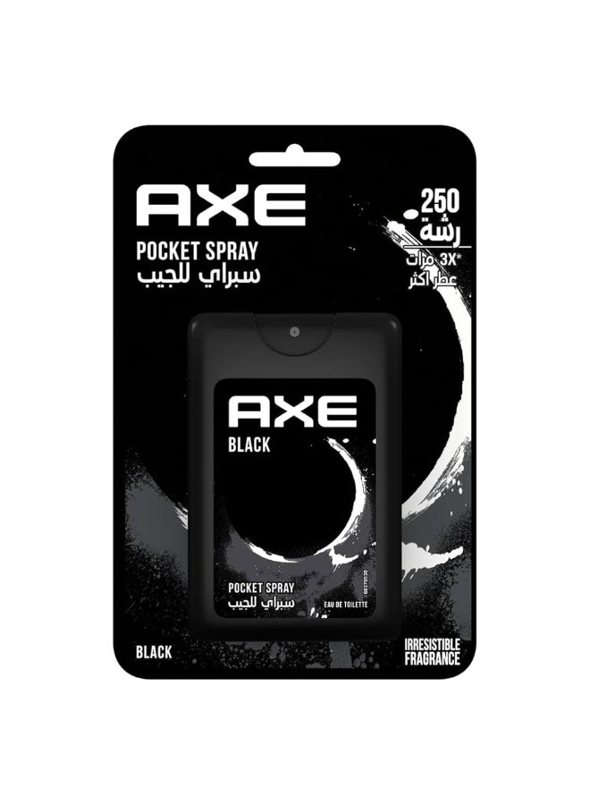 Axe Pocket Spray Black 17Ml - Image 1