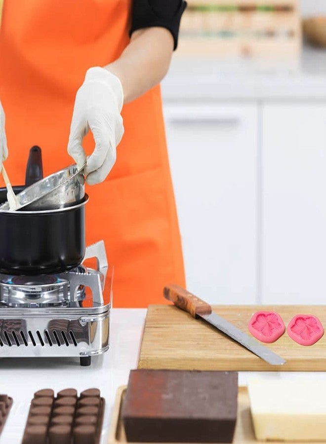 بي سبرينج قوالب سيليكون صغيرة من بي سبرينغ، قطعتان، أكواب خبز الكيك، قالب سيليكون ثلاثي الأبعاد على شكل زهرة الكركديه، قوالب سيليكون للكيك والحلوى والشوكولاتة وفن السكر، أداة خبز. - Image 2