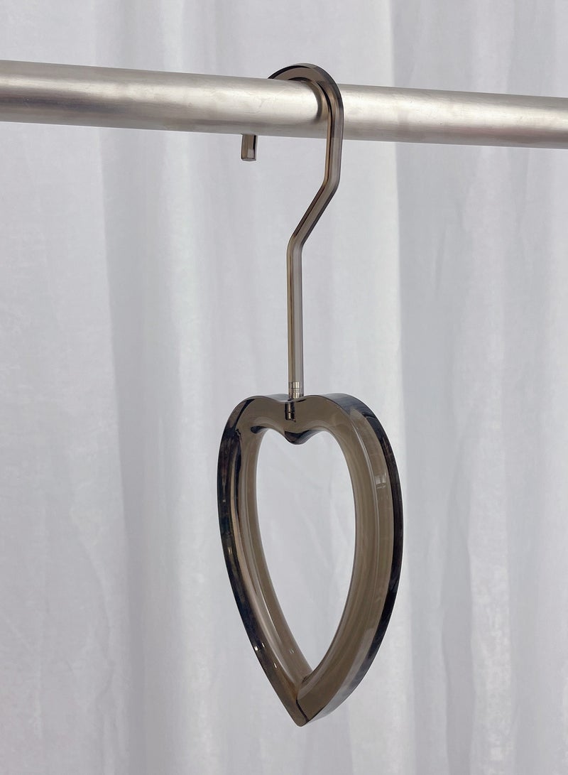 Acrylic Scarf Hanging Ring Silk Scarf Display Hanging Ring Transparent Circular Crystal Clothes Hanger Hook(2 Pieces)  - Image 1