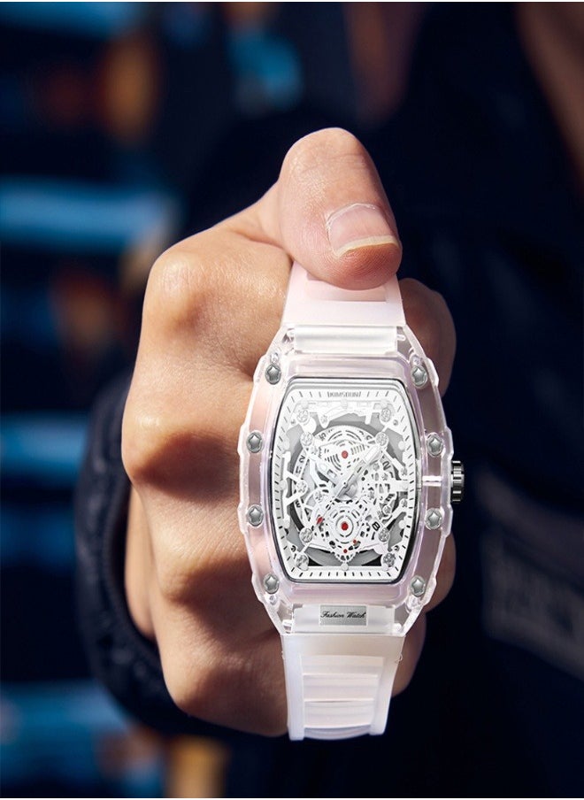 KIMSDUN - Men's Fashion Quartz Watch | Transparent Waterproof Design with Modern Style - Image 1