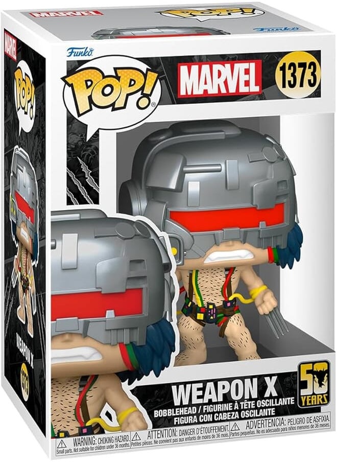 Funko Funko POP! Marvel: Wolverine 50th - Ultimate Weapon X - X-Men - Collectible Vinyl Figure - Gift Idea - Official Merchandise - Toys for Children and Adults - Comic Books Fans 