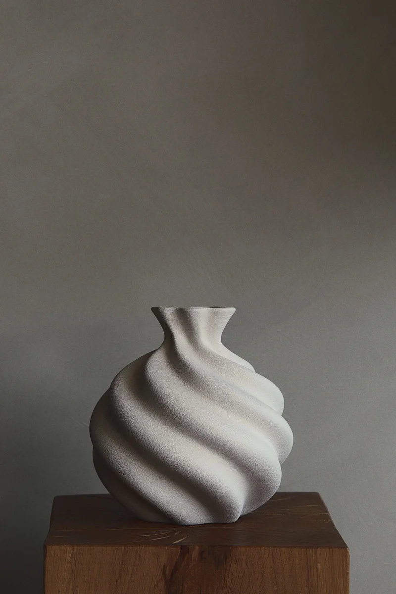 H&M Stoneware vase